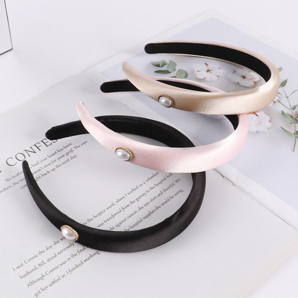 Cài Tóc Xốp Vành Rộng Phong Cách Retro Cá Tính Cho Nữ