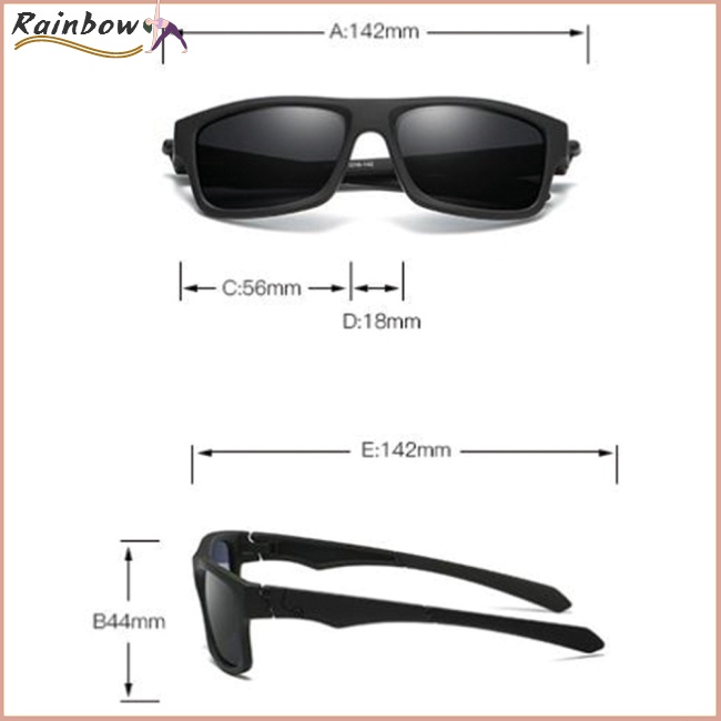 Kính Mát Phân Cực Chống Bụi Nhiều Màu Sắc Phong Cách Thể Thao Cho Nam