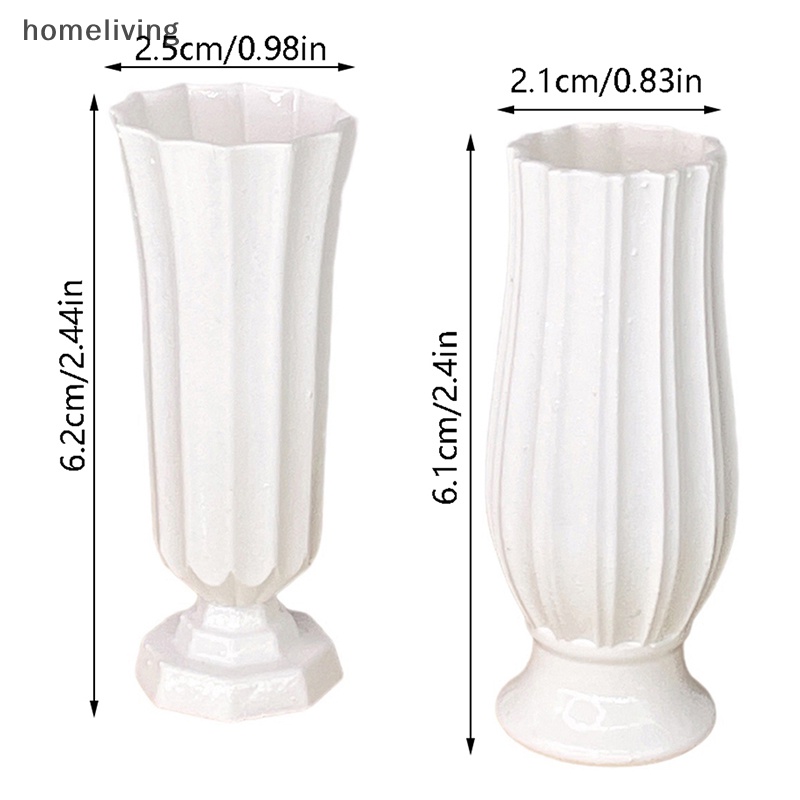 Bình Hoa Mini Bằng Nhựa Resin Tỉ Lệ 1 / 6 Trang Trí Nhà Búp Bê