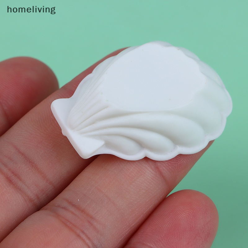 Bộ 2 Tượng Vỏ Sò Mini Bằng Nhựa Resin Trang Trí Tiểu Cảnh / Nhà Búp Bê
