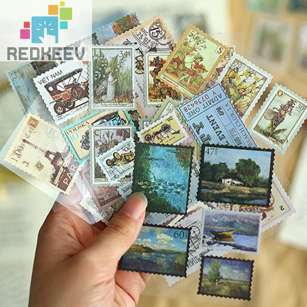 Bộ Nhãn Dán Trang Trí Nhật Ký / Du Lịch DIY Hình Thành Phố Dễ Thương Cho Bé