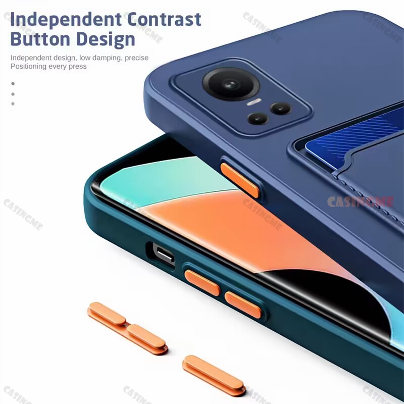 Ốp Điện Thoại Silicon Mềm Có Ngăn Đựng Thẻ Cho Oppo Reno 10 Pro 5G Reno 10 Pro Reno10 10Pro Reno10Pro Plus 10Pro + + 4G 5G 2023 2023