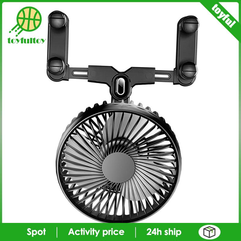 Quạt Gió Xoay 360 Độ Ít Ồn Siêu Nhẹ Tùy Chỉnh Tiện Dụng Cho Xe Hơi / Xe Tải