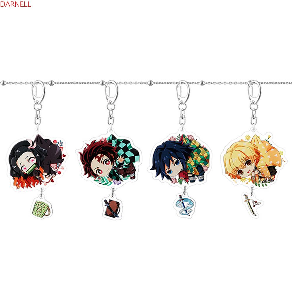 Mặt Dây Chuyền Bằng Acrylic Hình Nhân Vật Anime Demon Slayer Dễ Thương