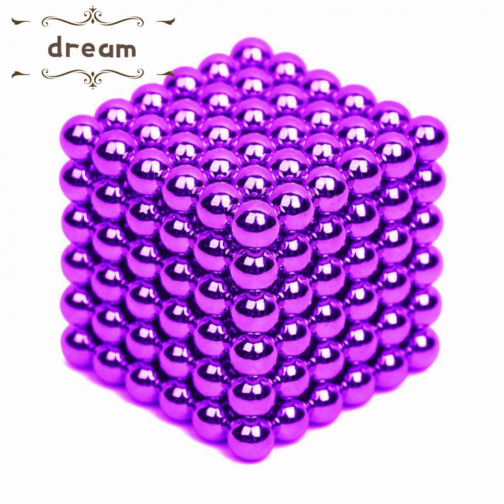 【DREAMLIFE】216pcs Decompression For Magnet Puzzle Toys 5mm Ball Bat Birthday Present