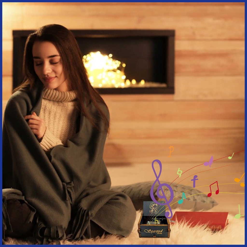 Hộp Nhạc Thủ Công 18 Tông Phong Cách Cổ Điển