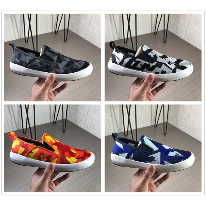 Giày Lười Tpu Thoáng Khí In Họa Tiết Rằn Ri Thời Trang Mùa Hè Cho Nam Và Nữ Mã 002