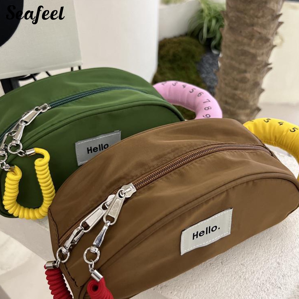 Túi Đựng Bút Chì Đa Năng Có Tay Cầm Và Khóa Kéo Tiện Dụng Cho Học Sinh