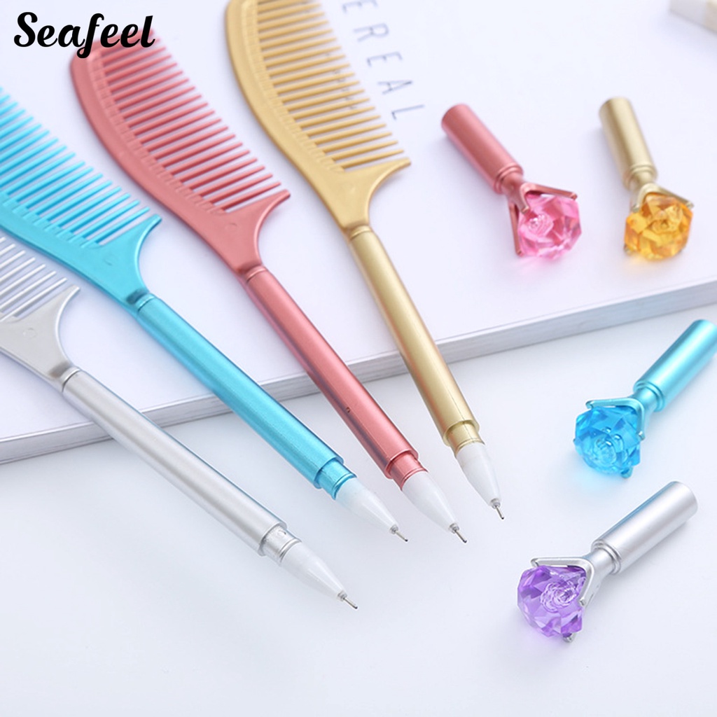 Set 10 Bút Mực Gel Ngòi 0.5mm Kiểu Dáng Dễ Thương