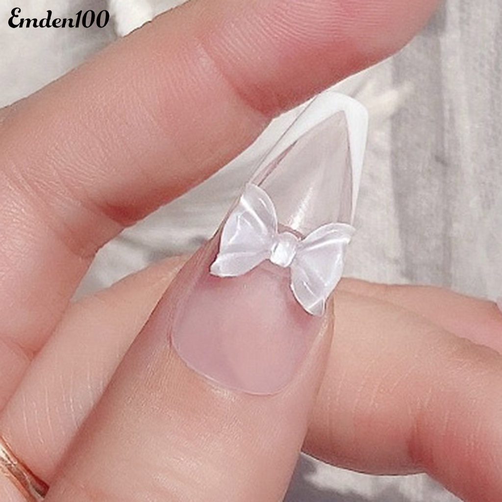 Set 50 Phụ Kiện Nơ Đính Trang Trí Móng Tay Nghệ Thuật