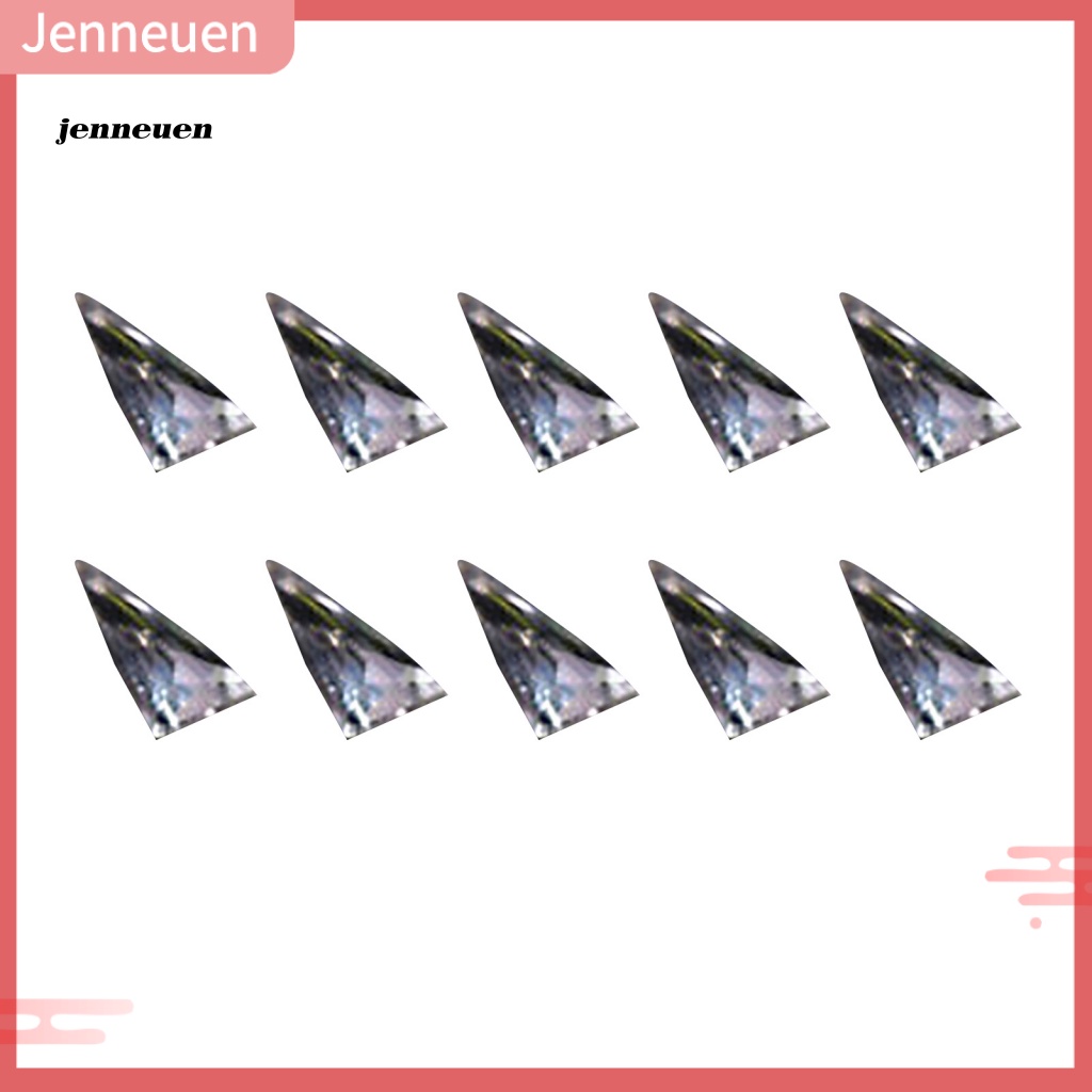 Set 10 Tấm Nhãn Dán Móng Tay Màu Sắc Trơn Quyến Rũ