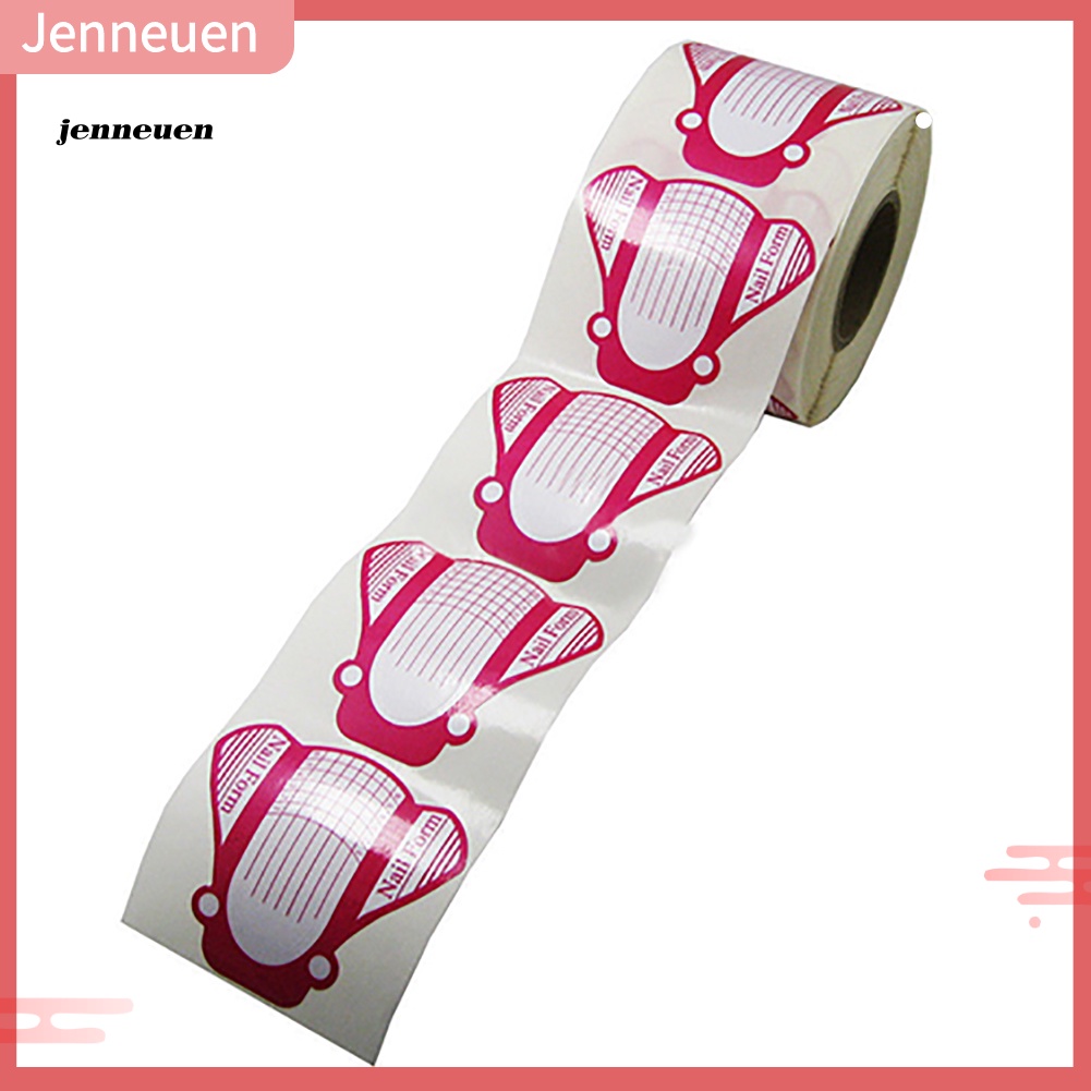 Set 100 Miếng Dán Hỗ Trợ Nối Dài Đầu Móng Tay Acrylic UV DIY