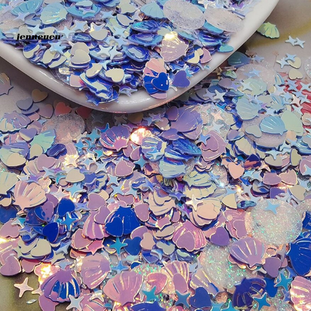 1 Túi Kim Sa Hình Ngôi Sao / Trái Tim Siêu Mỏng Trang Điểm Mắt / Móng Tay