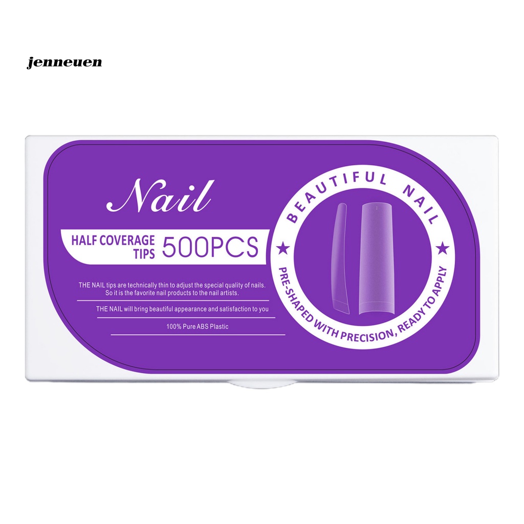 1 Hộp Móng Tay Giả Có Thể Tháo Rời Dễ Sử Dụng Cho Salon