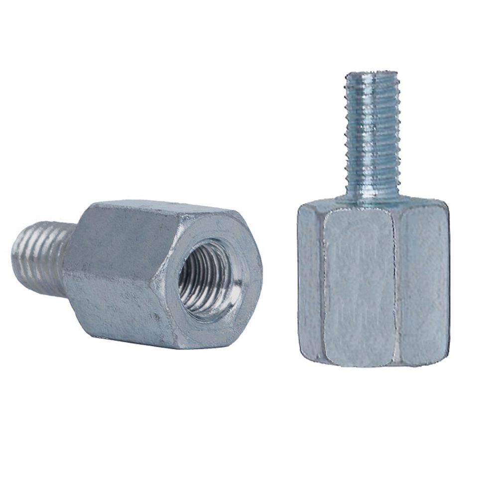 Bu Lông Chuyển Đổi Bằng Thép Bạc 8mm Sang 6mm / 8mm Cho Gương Chiếu Hậu Xe Đạp