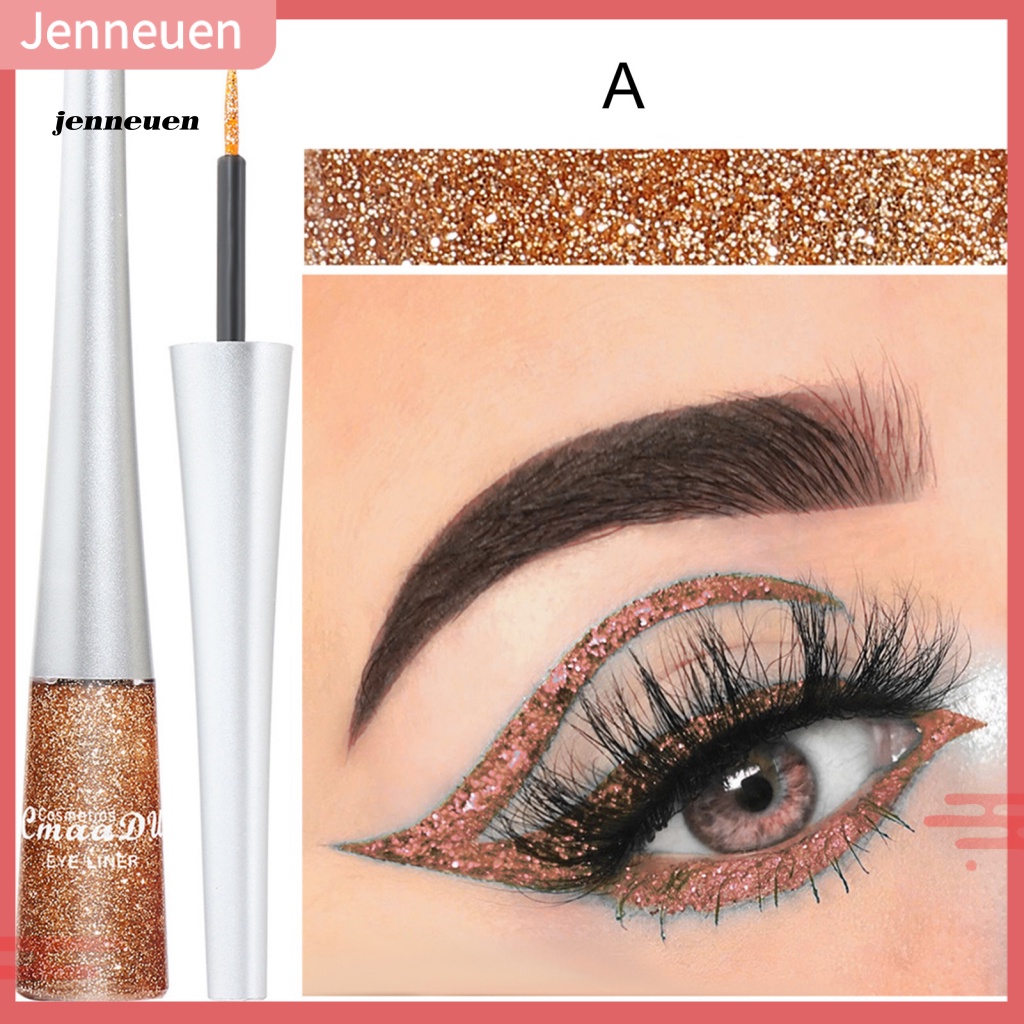 Bút Kẻ Mắt Dạng Lỏng Màu Nhũ Kim Tuyến Thời Trang Chuyên Nghiệp