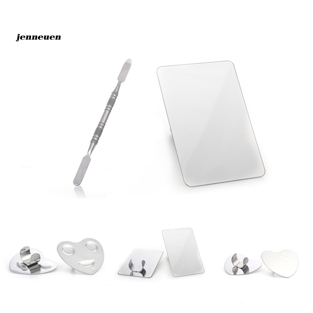 Bảng Pha Màu Mỹ Phẩm Chống Trượt Nhỏ Gọn Tiện Lợi