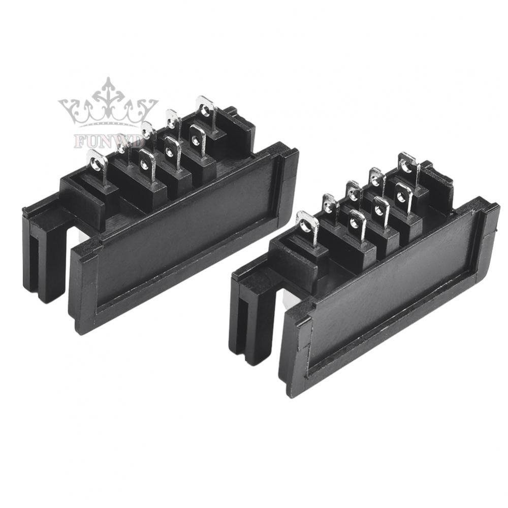 【FUNWD】Connector Terminal 2pcs Metal Plastic Battery Charger Tool Battery Charger