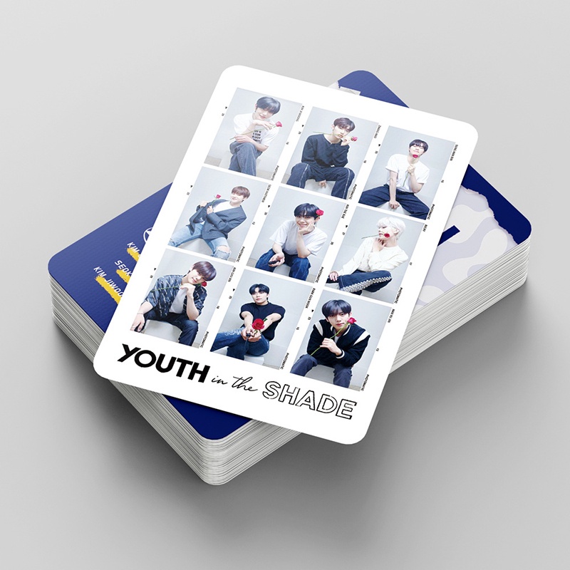 ZEROBASEONE ZB1 Card Set 55 Tấm Thẻ Ảnh YOUTH IN THE SHADE Kpop Lomo Card Hình Nhóm Nhạc