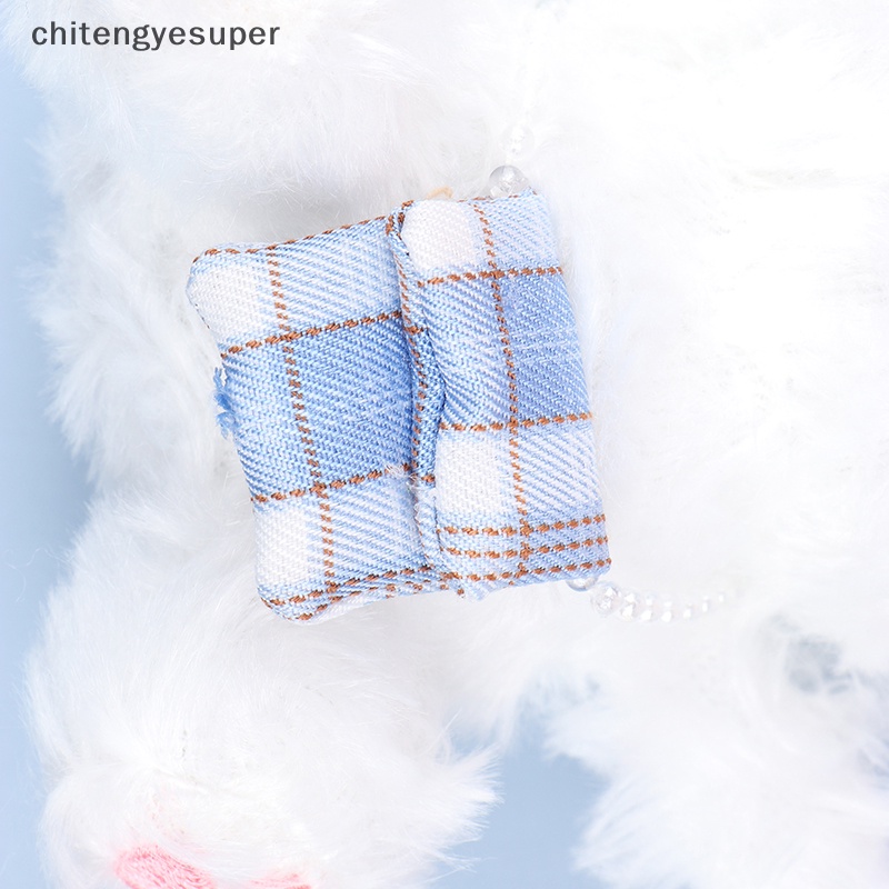 Móc Khóa Hình Gấu Bông Mini Mềm Mại Dễ Thương Cho Bé