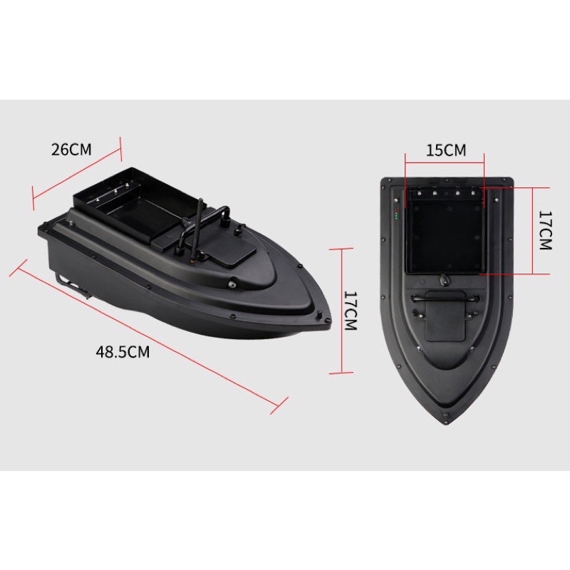 Thuyền thả thính hàng loại 1 điều hiển cách xa 500m 2 pen y hình ANam-Fishing