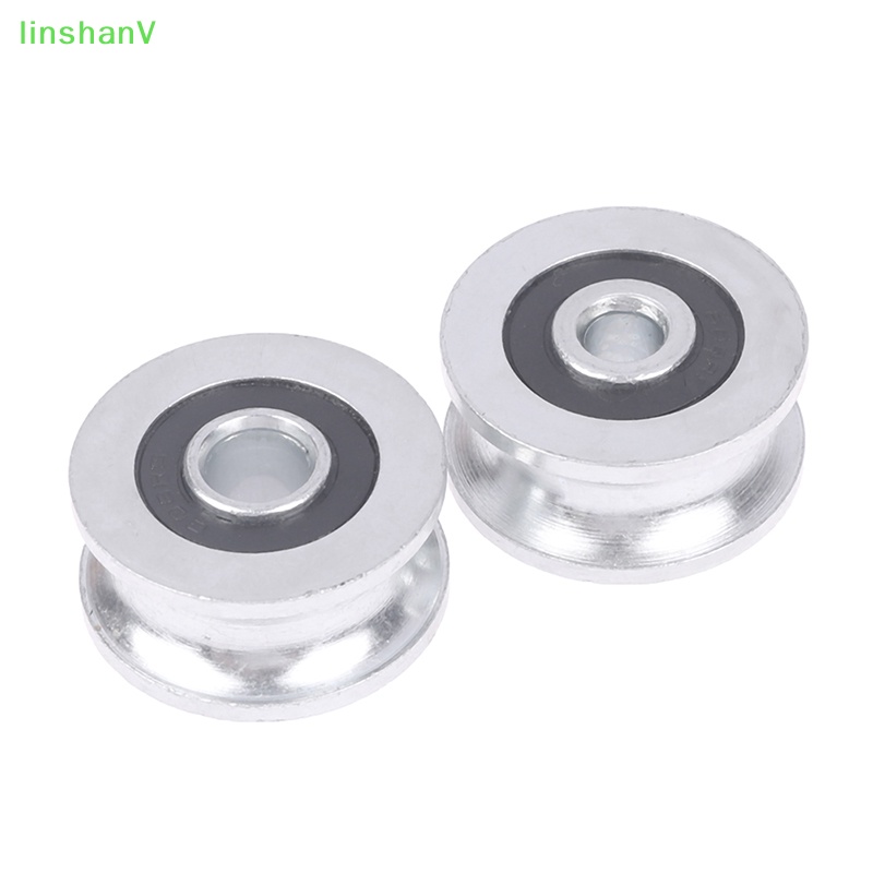 1 Vòng Bi Ròng Rọc 8 * 30 * 14mm Có Rãnh Chữ U 6x30x14mm Chất Lượng Cao