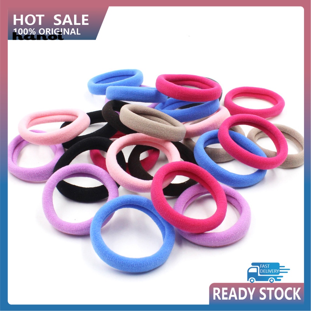 Set 20 Dây Buộc Tóc Co Giãn Thời Trang Nữ