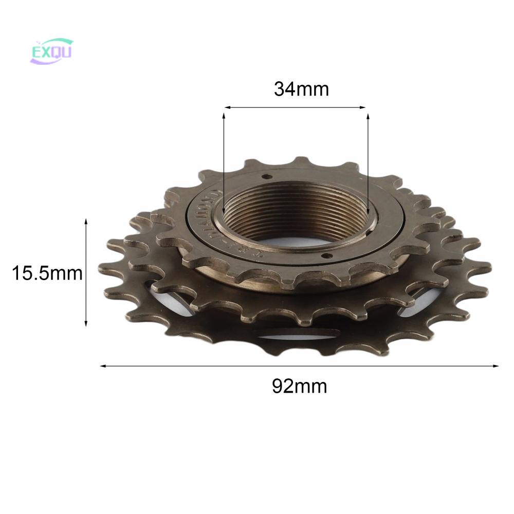 Trục Bánh Đà Xoay Bằng Thép 16-19 - 22T 3 Tốc Độ 92x92x15.5mm Mới Dành Cho Xe Đạp