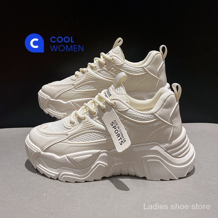 Giày Sneaker Đế Cao Su Phối Lưới Quai Chéo Phong Cách Mới 2023