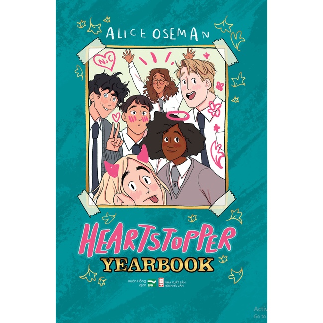 Sách Heartstopper Yearbook - Bản Đặc Biệt - Tặng Kèm Bookmark + Bookmark Nam Châm
