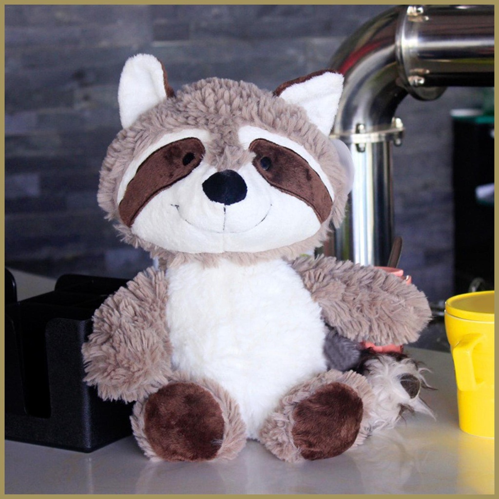 Đồ chơi nhồi bông Hình Racoon Hoạt Hình Thân Thiện Với Da Trang Trí Trưng Bày paca3vn