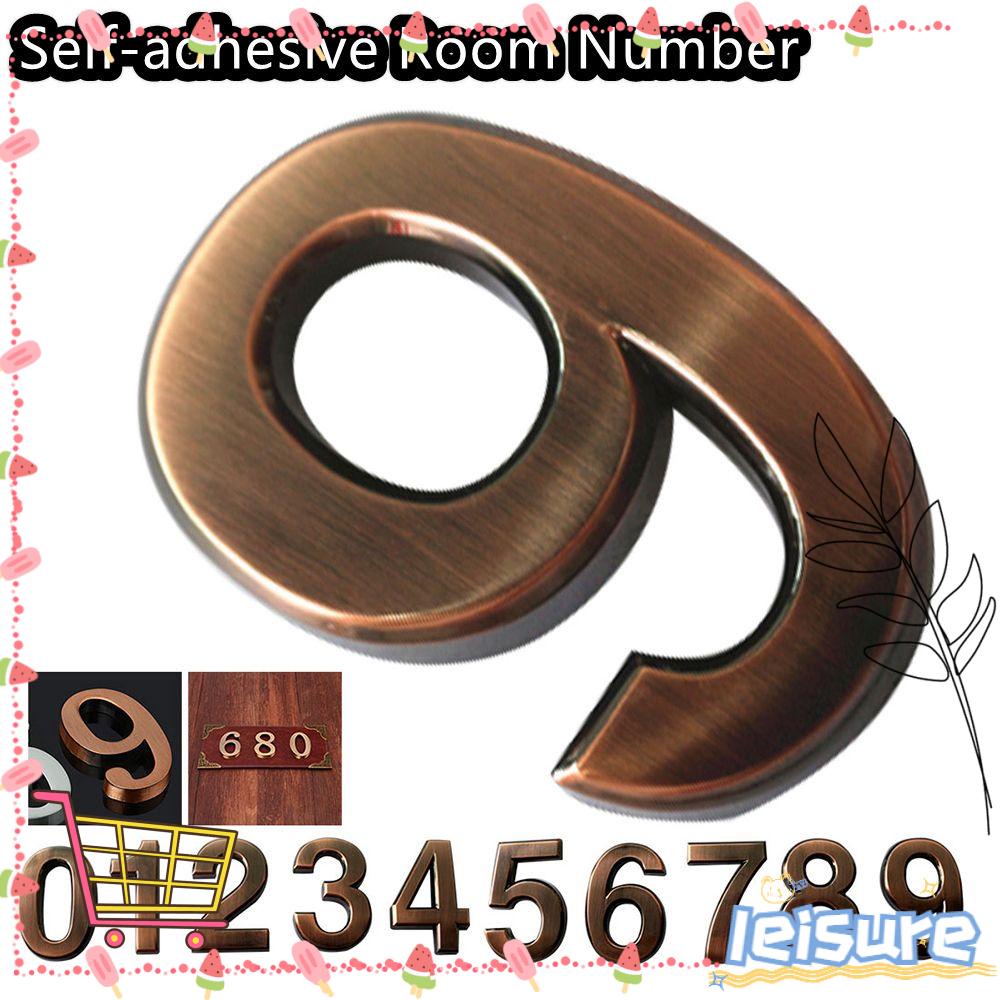 1 Biển Số Từ 0-9 Bằng Đồng Tự Dính