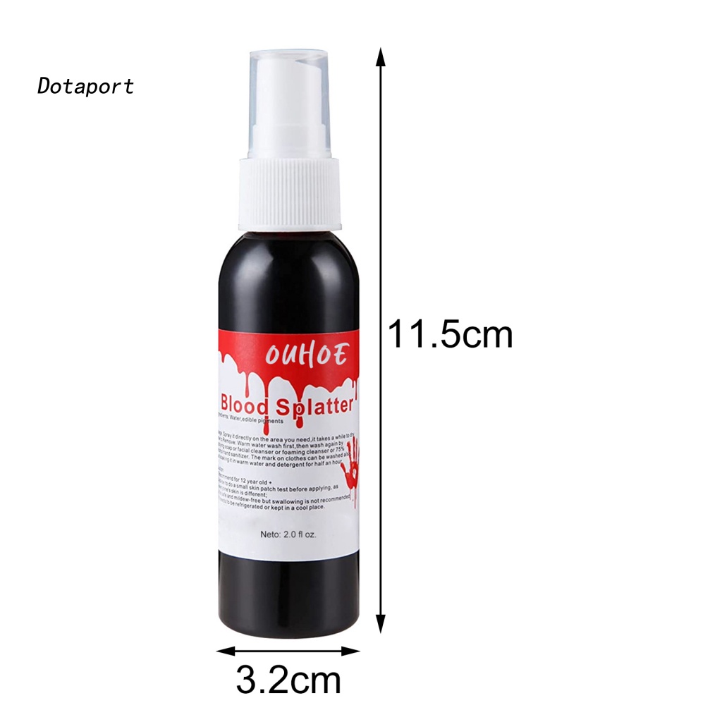 Bình Xịt Máu Giả KDDT- 60ML Làm Sáng Da Dễ Sử Dụng