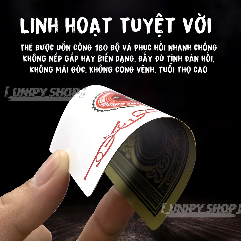 Bộ Bài Tây Nhựa PVC Cao Cấp | Chống Nước Chống Bụi | Thẻ Bài Sưu Tầm