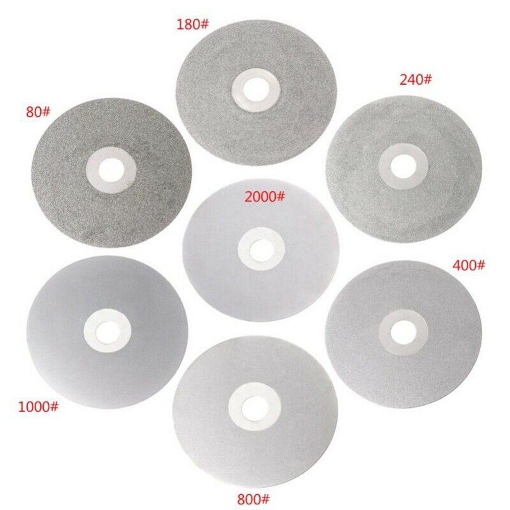 Đĩa Mài Phẳng Mạ Kim Cương một mặt Chuyên Dụng 100mm độ mịn 60-3000# _ TKDN