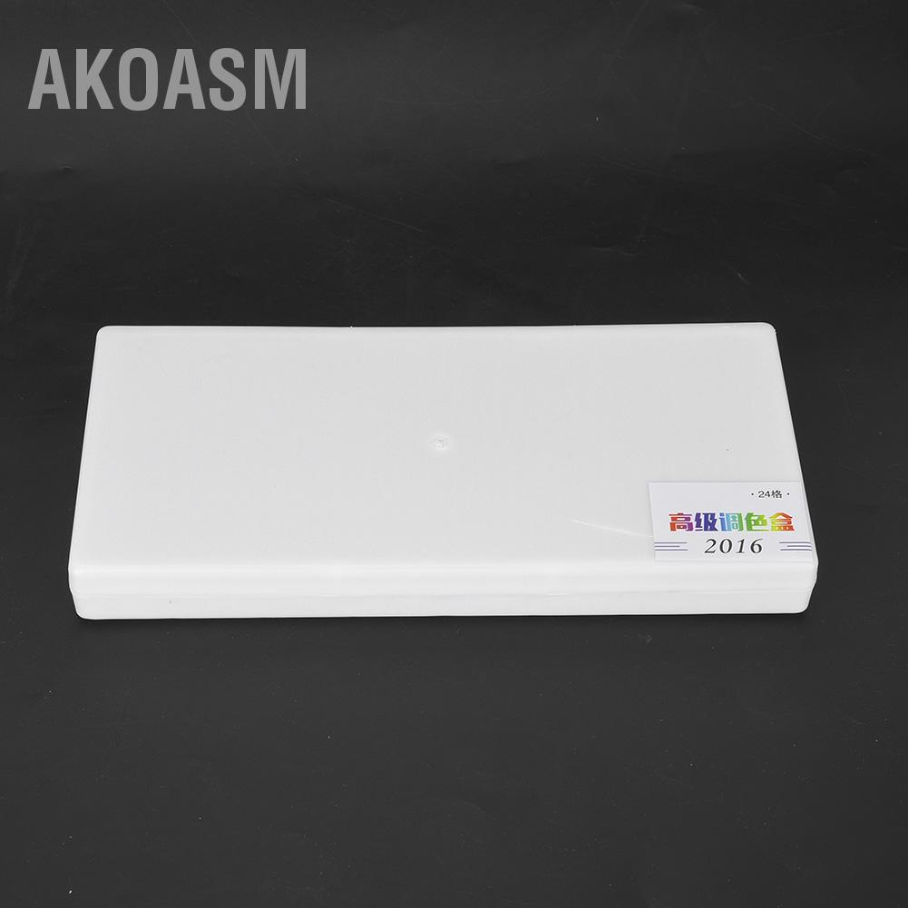 Khay đựng màu nước / bột màu sơn dầu acrylic, Bảng màu trộn hộp sơn sắc tố hình vuông AKOASM