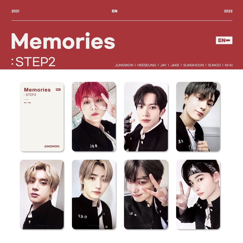Bộ Sưu Tập Thẻ Hình Nhóm Nhạc Kpop Enhypen EN 2021-2022