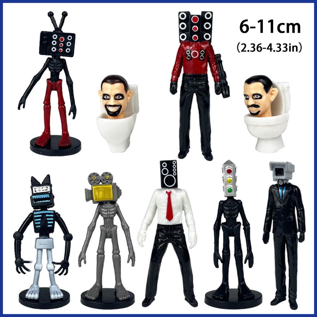 Mô Hình Nhân Vật Người Đàn Ông Ngồi Toilet Ngộ Nghĩnh Đáng Yêu