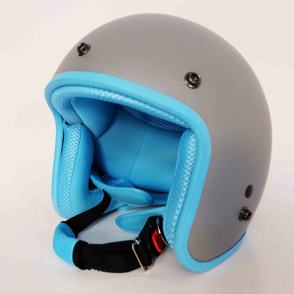 Mũ Bảo Hiểm 3/4 đầu Lót Xanh Cao Cấp Như Hình - Hàng CTY-Cam Kết Chất Lượng Giống Hình 100%