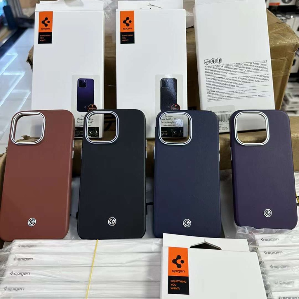 Spigen Bao Da Điện Thoại Thời Trang Cho iphone 13 14 pro max