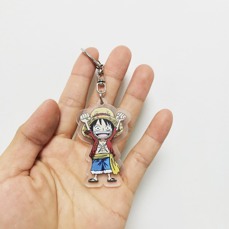 Móc Khóa Acrylic In Hình Nhân Vật Anime Minecraft Bằng Hợp Kim Kẽm Cho Nam Nữ