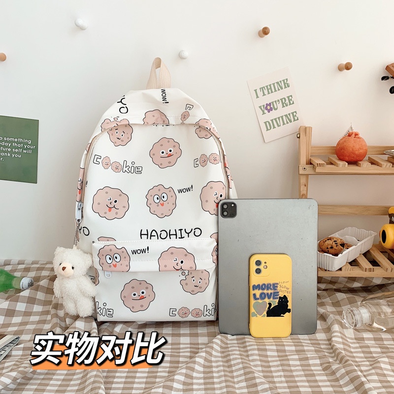 Ba Lô Học Sinh Phong Cách Hàn Quốc Đáng Yêu