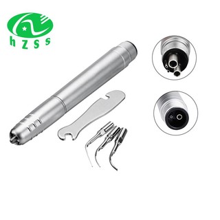 1 Bộ Dụng Cụ Đánh Bóng Không Khí 3 Đầu Làm Trắng Răng 4 Lỗ