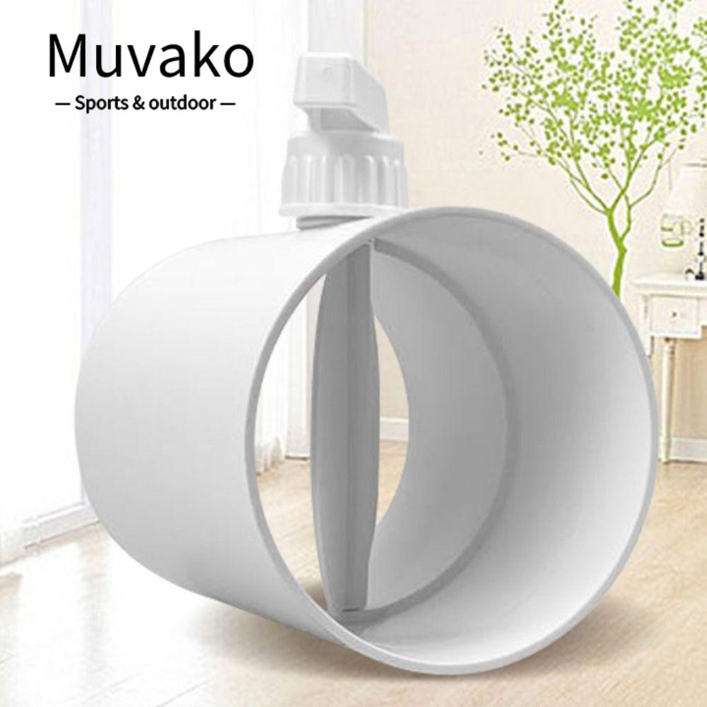 Muvako Van Điều Chỉnh Khí Bằng Nhựa PVC 75 / 100 / 150 / 160 / 200mm Chuyên Dụng