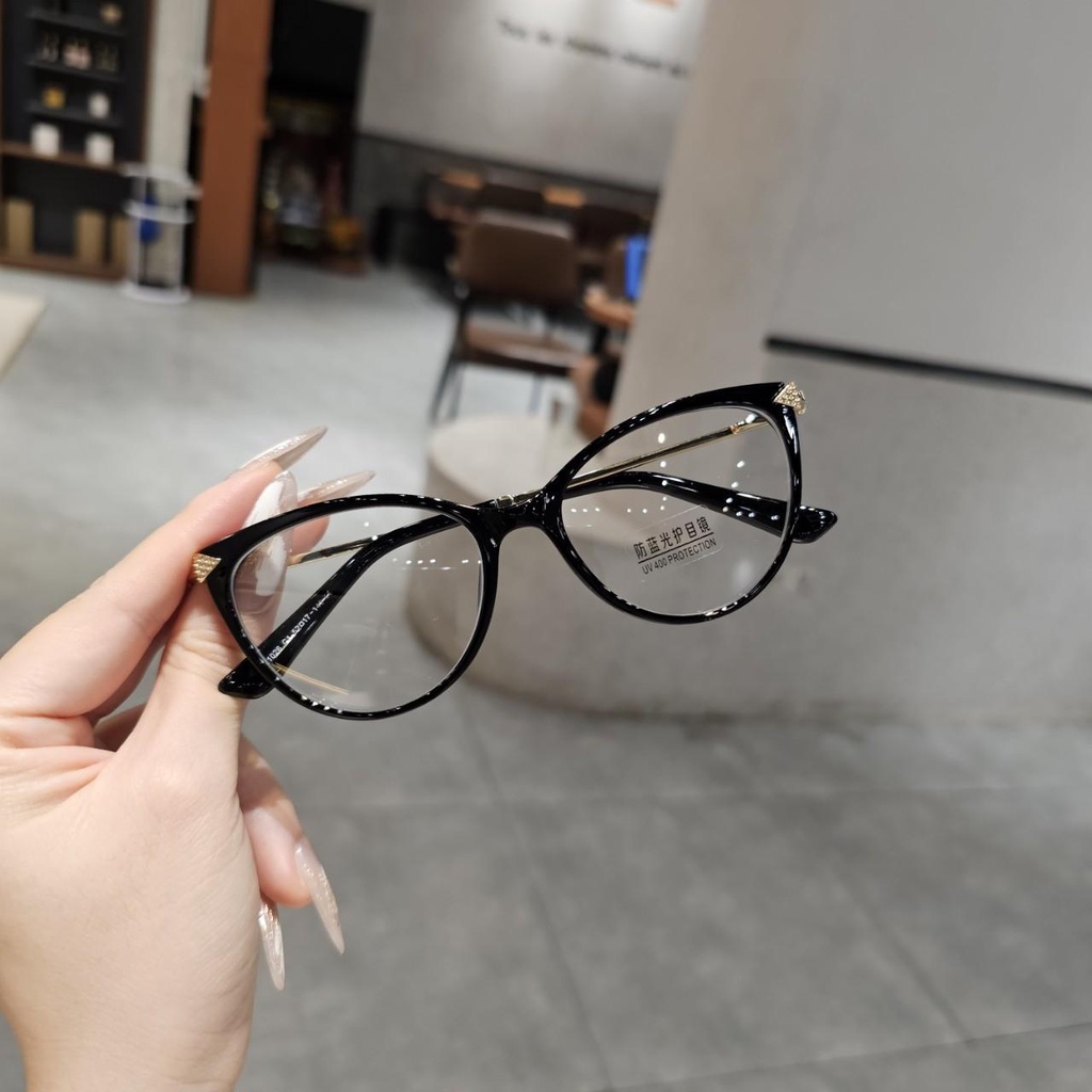 Gọng mắt mèo đính kim cươnġ Mã 1026