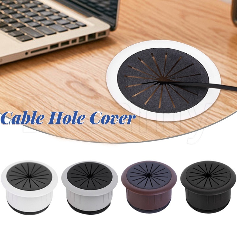 Hộp Dây Điện 50MM / Vỏ Bọc Lỗ Cắm Dây Cáp Bằng Nhựa / Lỗ Thoát Nước Tiện Dụng Cho Gia Đình