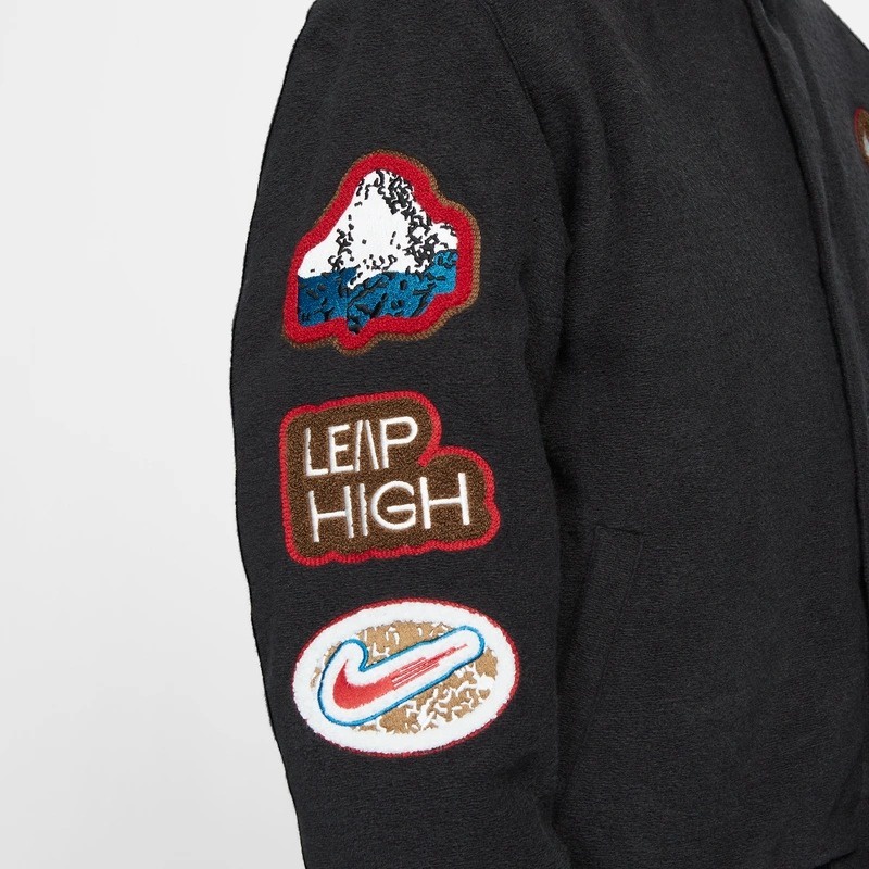 Áo Khoác Bóng Chày Chống Gió Thêu Logo Nike 100% Dày Dặn Thời Trang Mùa Đông Cho Cặp Đôi