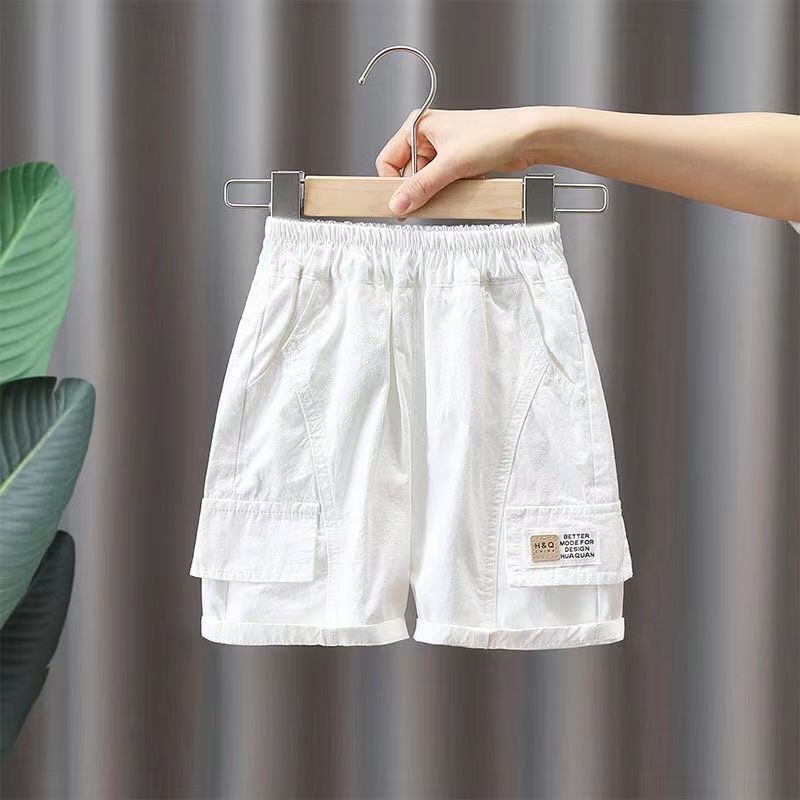 Quần short cotton dài cho bé trai - đáy thoáng khí và thời trang mùa hè