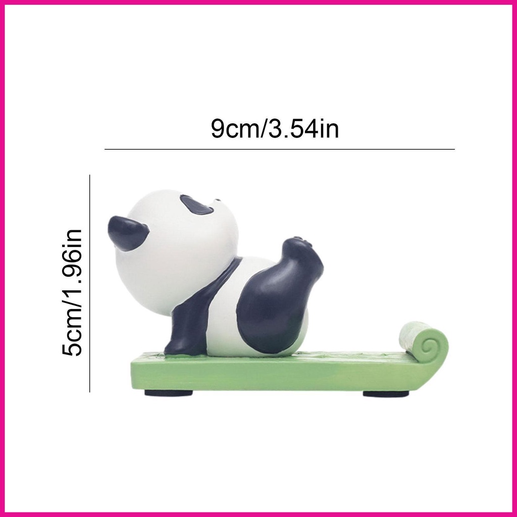 Giá Đỡ Điện Thoại Bằng Resin Hình Gấu Trúc Dễ Thương Để Bàn