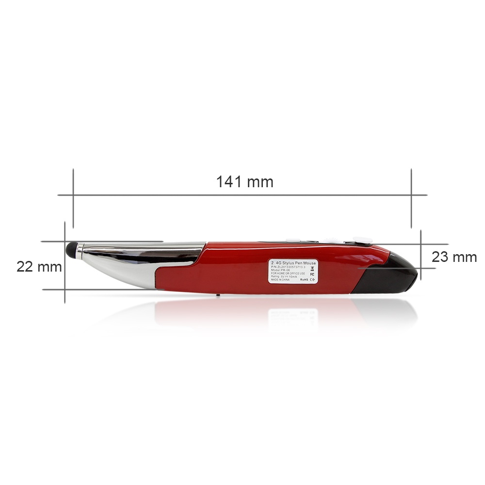 Chuột Không Dây Dạng Bút Thông Minh 2.4GHz ABS + silicone 1600 DPI